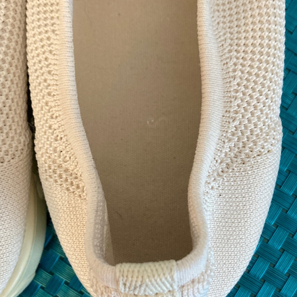Soludos Off-White Knit Sneakers Women Size 10 - Picture 7 of 16